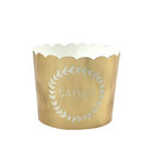 Gold Cupcakes Baking Muffin Cups Customized Size Paper Baking Liners