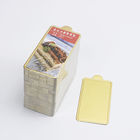 Disposable Gold Muffin Mini Mousse Cake Boards